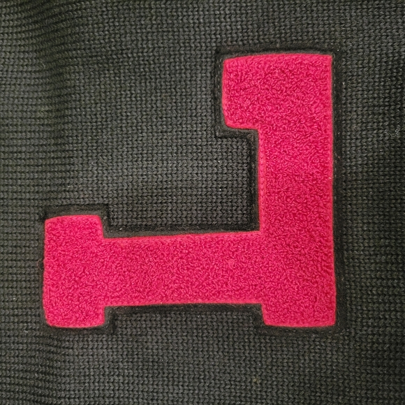 Vintage 1940-50 Lasley Knitting co. Seattle Letterman Sweater / Cardigan Patched - Picture 8 of 13